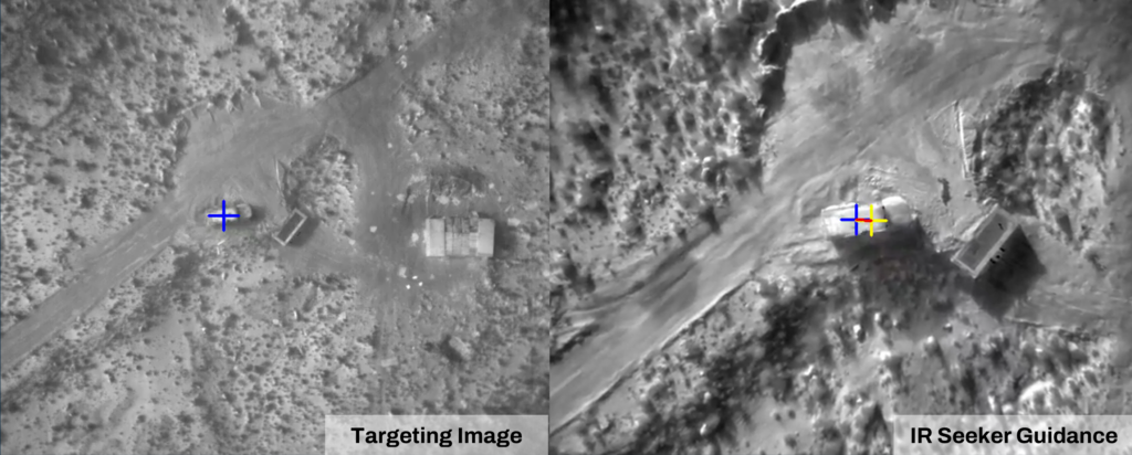 IR seeker guidance, targeting, 81mm Mortar